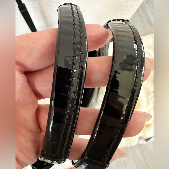 Coach Black Peyton Patent Leather Signature Tote Prestine!!! - Picture 9 of 10